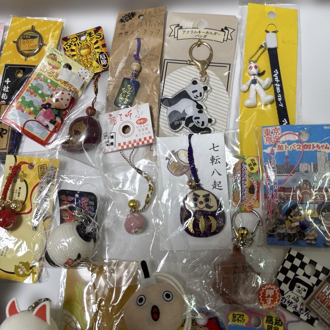 ご当地　ストラップ　ねつけ　キーホルダー　マスコット　まとめ売り 大量！ ご当地根付け ストラップ キーホルダー キャラクター