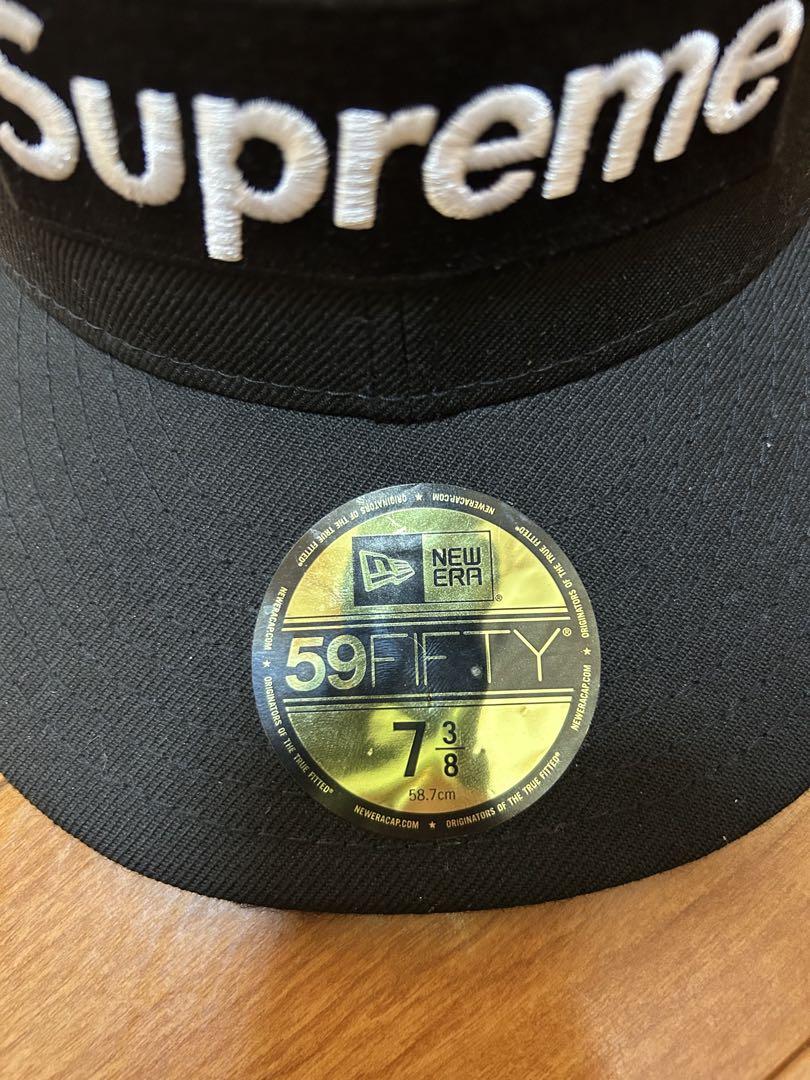Supreme 59FIFTY ブラック キャップ 7 1/8 新品即決 Supreme 59FIFTY キャップ 黒 7 1/2 Money Box 帽子 - 帽子