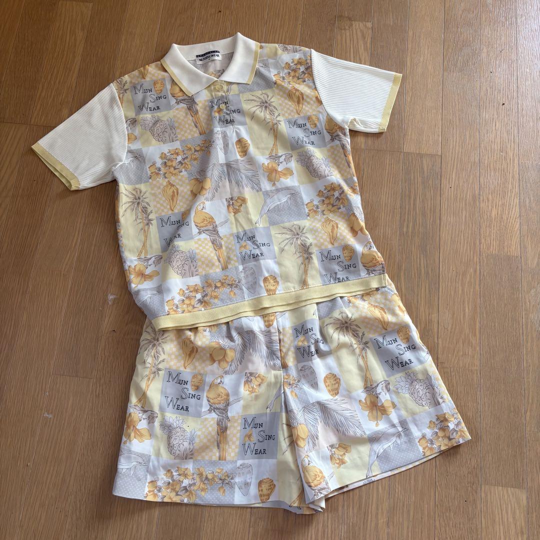 Munsingwear ポロシャツとショートパンツ セットアップ M