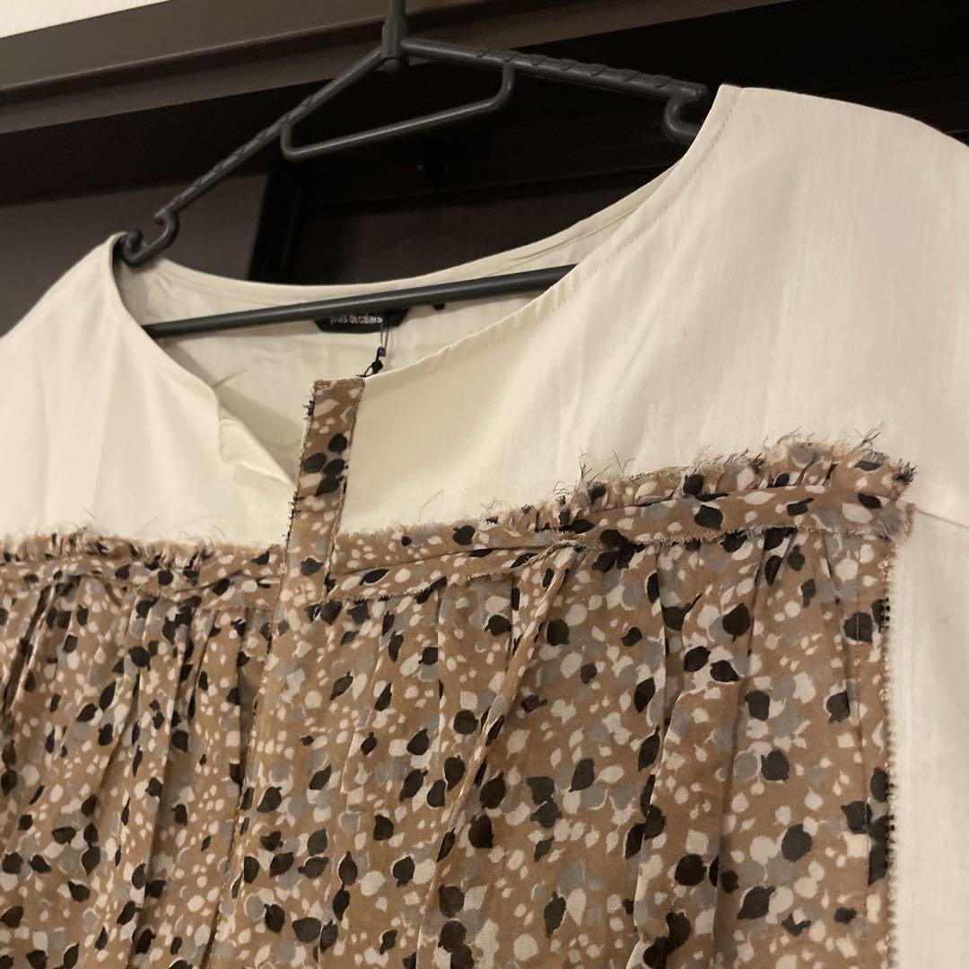 pas de calais シルク混　ブラウス　36 新品
