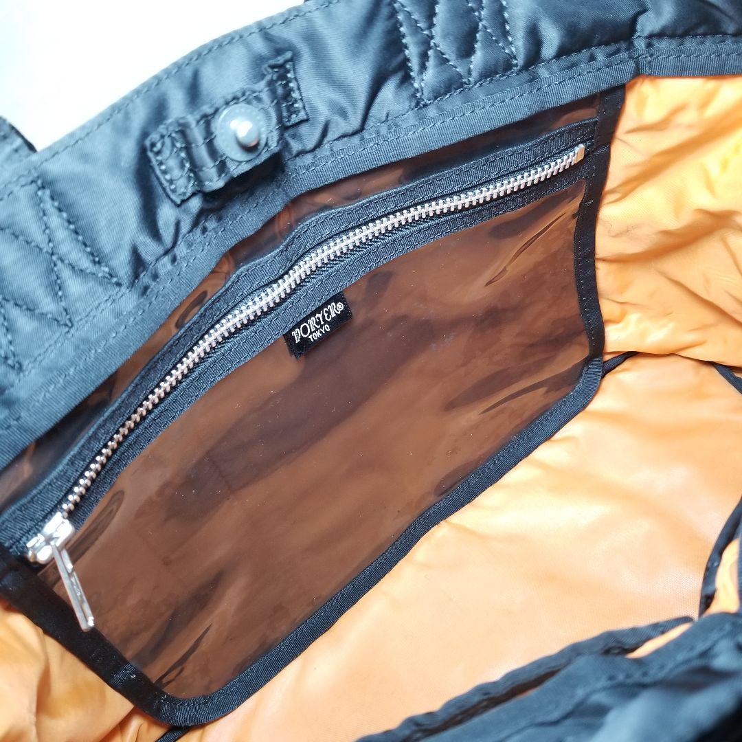 美品　PORTER TANKER TOTE BAG ハンドバッグ ブラック　黒