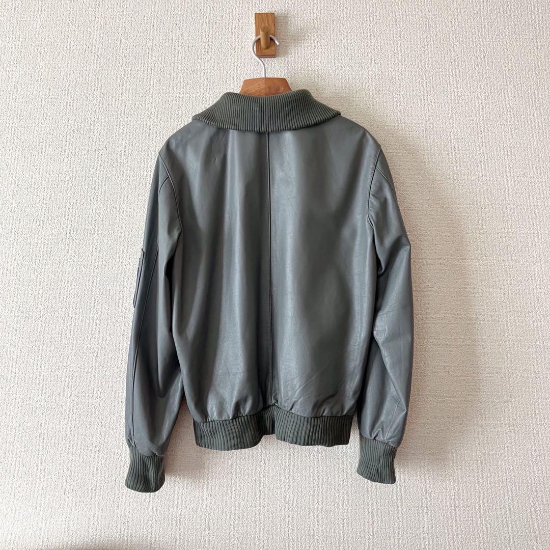 シルエット良　ドイツ軍　パイロット　レザー　フライトジャケット　BLW　YC3 シルエット良 ドイツ軍 パイロット レザー フライトジャケット