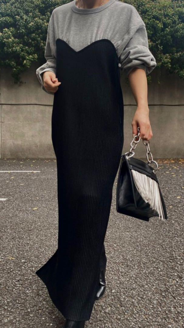 通販HOT 最終値引 アメリ ヴィンテージ Ameri SWEAT KNIT DRESS S ZSudA-m45339501858 超特価