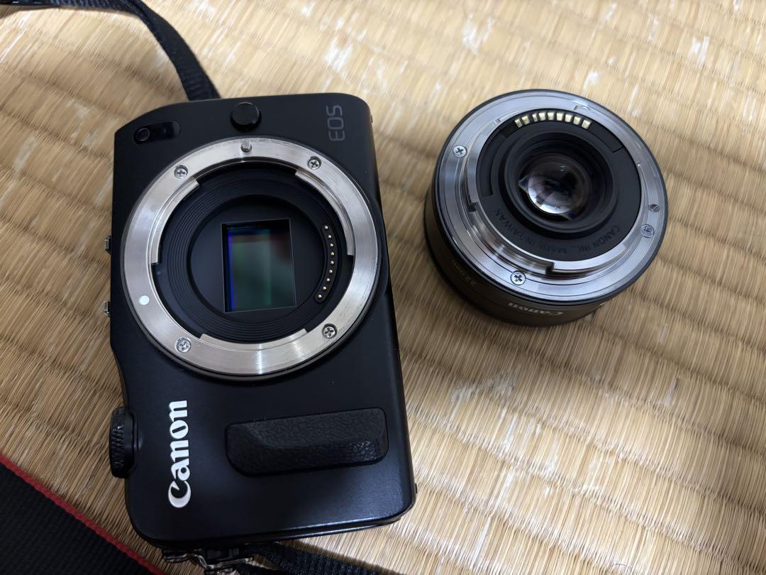 Canon EOS M + EF-M 22mmレンズ+スピードライト90EX