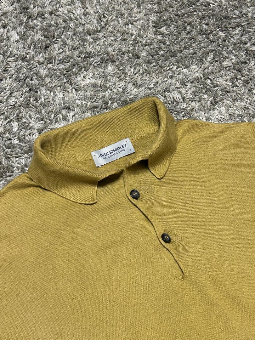 JOHN SMEDLEY シーアイランドコットンポロシャツ マスタード