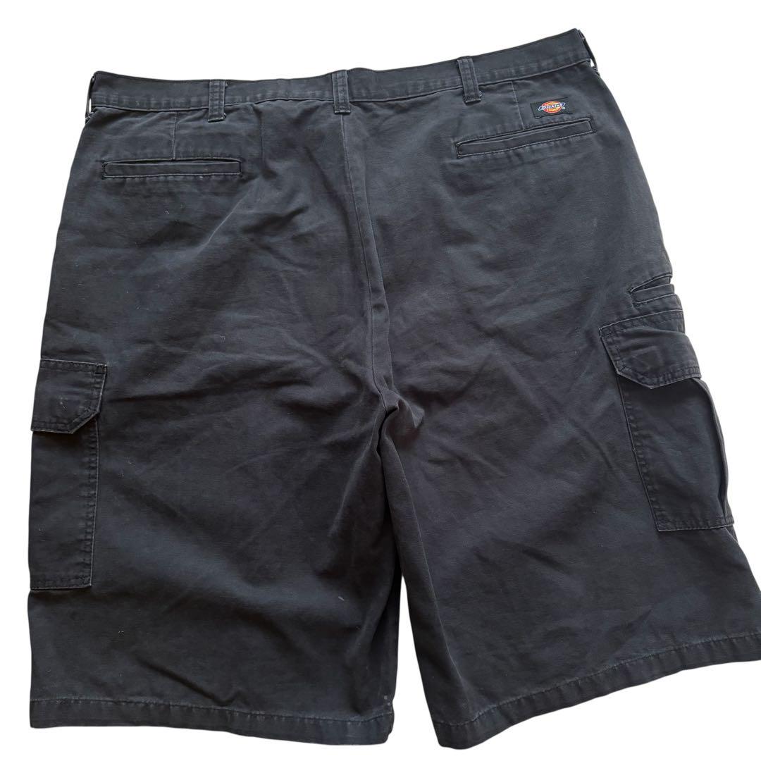パンツ 00s Dickies baggy wide cargo shorts BLK