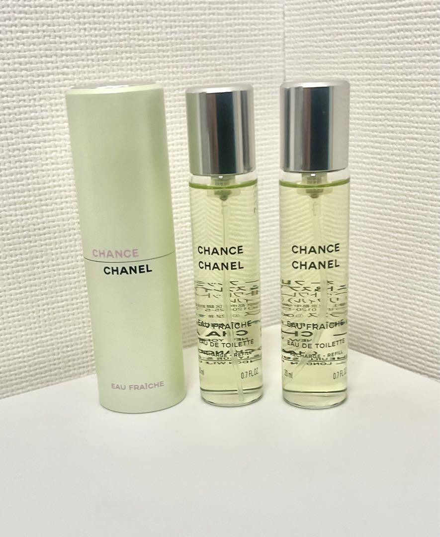 【新品リフィル2本入り】CHANEL CHANCE Eau Fraîche 3点