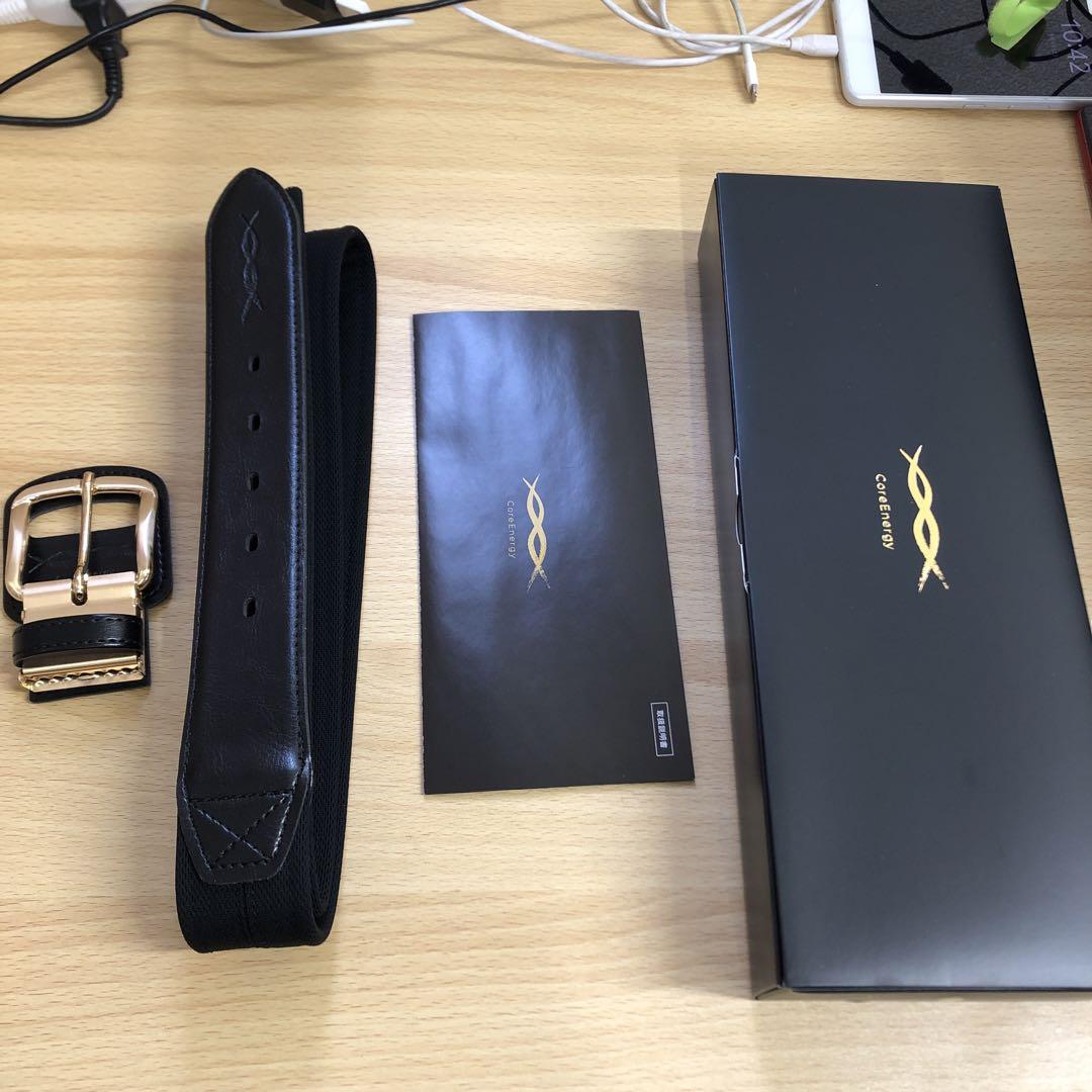 新品未使用　コアエナジー３　野球用　ブラック　ゴールドバックル【お値引き不可】