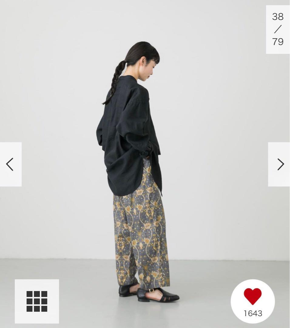 新品タグ付◉ RAMAN かぐれ リバティイージーパンツ 画像5
