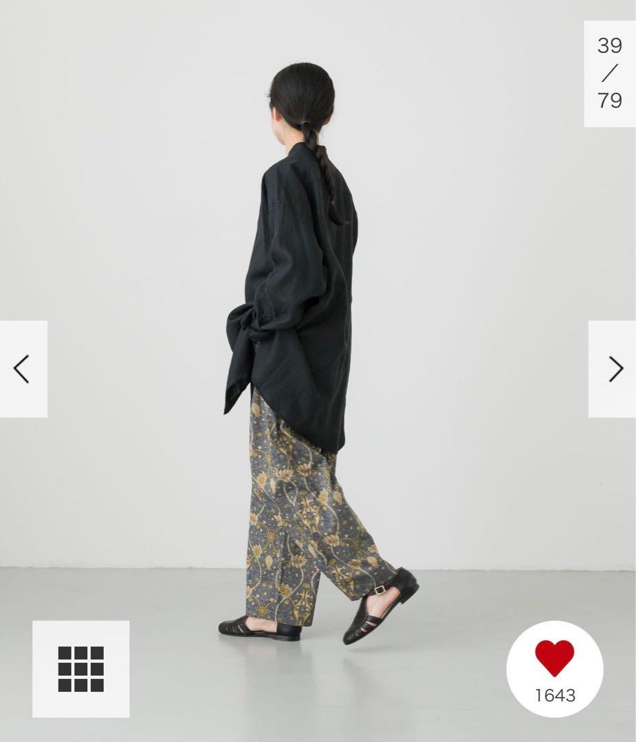 新品タグ付◉ RAMAN かぐれ リバティイージーパンツ 画像9