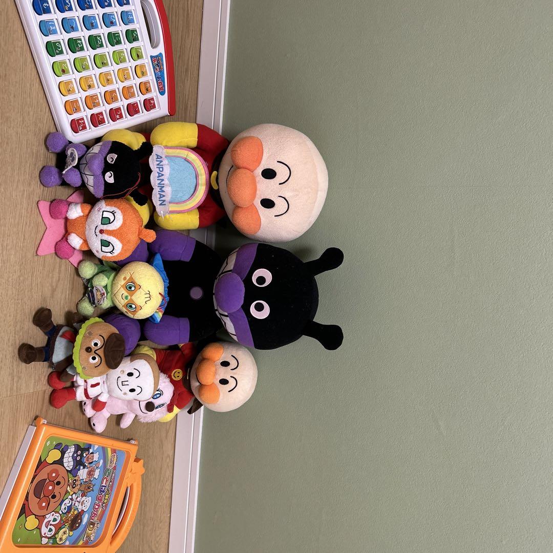 アンパンマン ぬいぐるみと学習玩具セット
