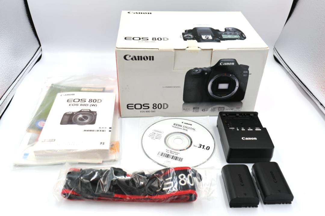 Canon EOS 80D デジタル一眼レフカメラ キヤノンサービス点検済