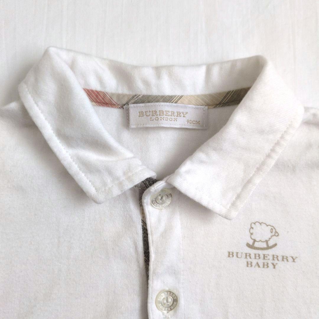 BURBERRY BRIT ポロシャツ　ホワイト　チェック チェックカラー コットンポロシャツ (ホワイト) | Burberry®公式