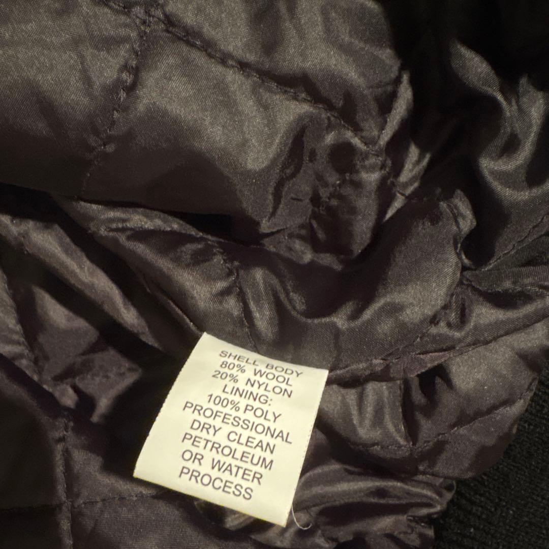 GAME sportswear スタジャン　ブラック　XL