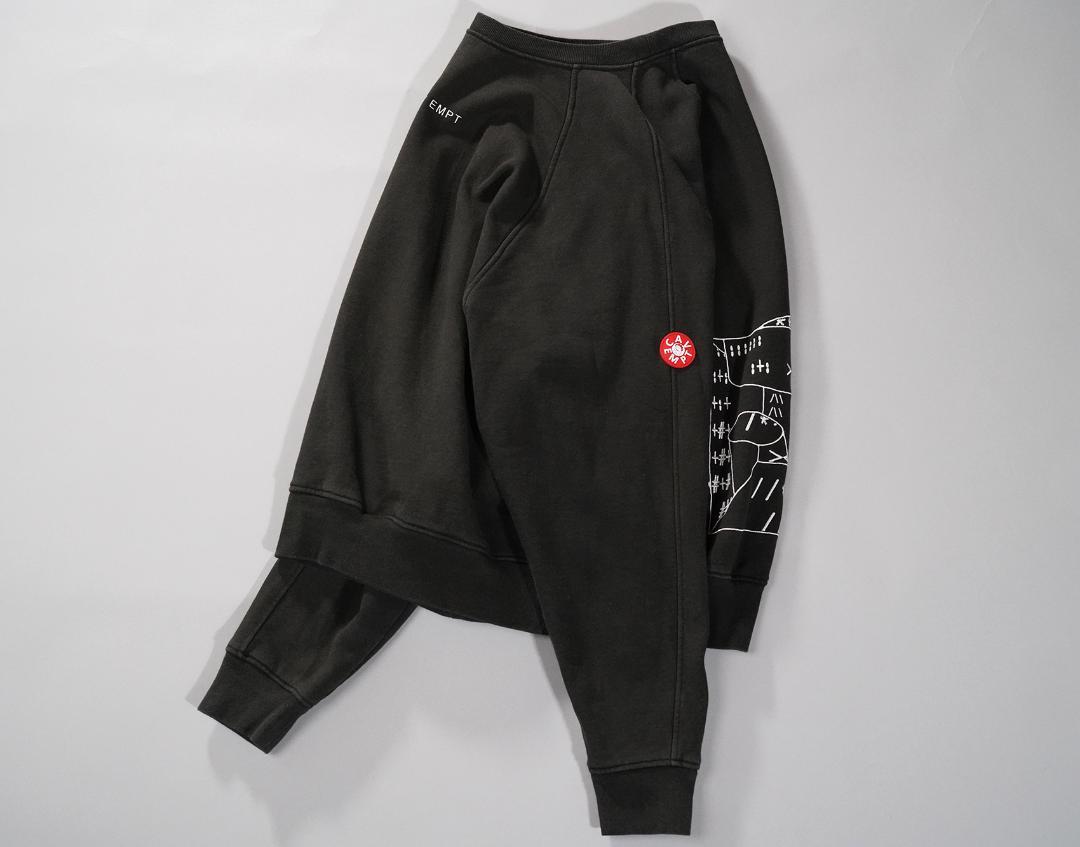 C.E CAVEMPT BIG CREW NECK 刺繍 スウェット Mサイズ