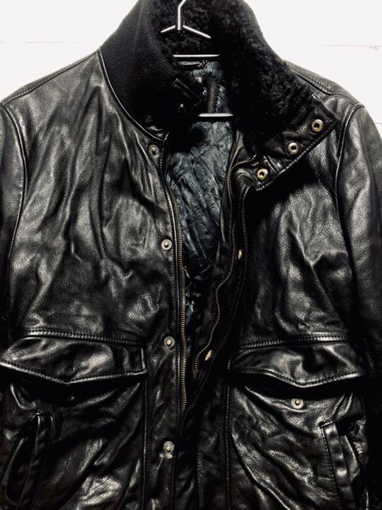在庫新作 DOLCE & GABBANA ドルガバ 革ジャン レザージャケット シワ加工 kK1Tu-m45361092736 超激得最新作