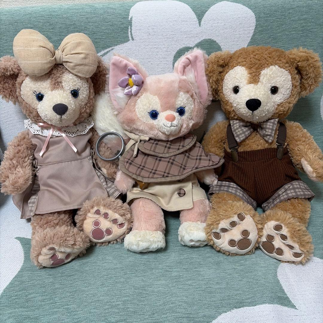 ダッフィー シェリーメイ リーナベル ぬいぐるみセット目立った傷や汚れなし