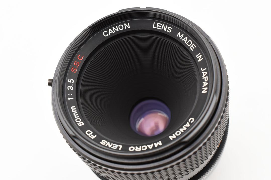 美品 Canon FD 50mm F3.5 S.S.C. 付属品多数 #8253