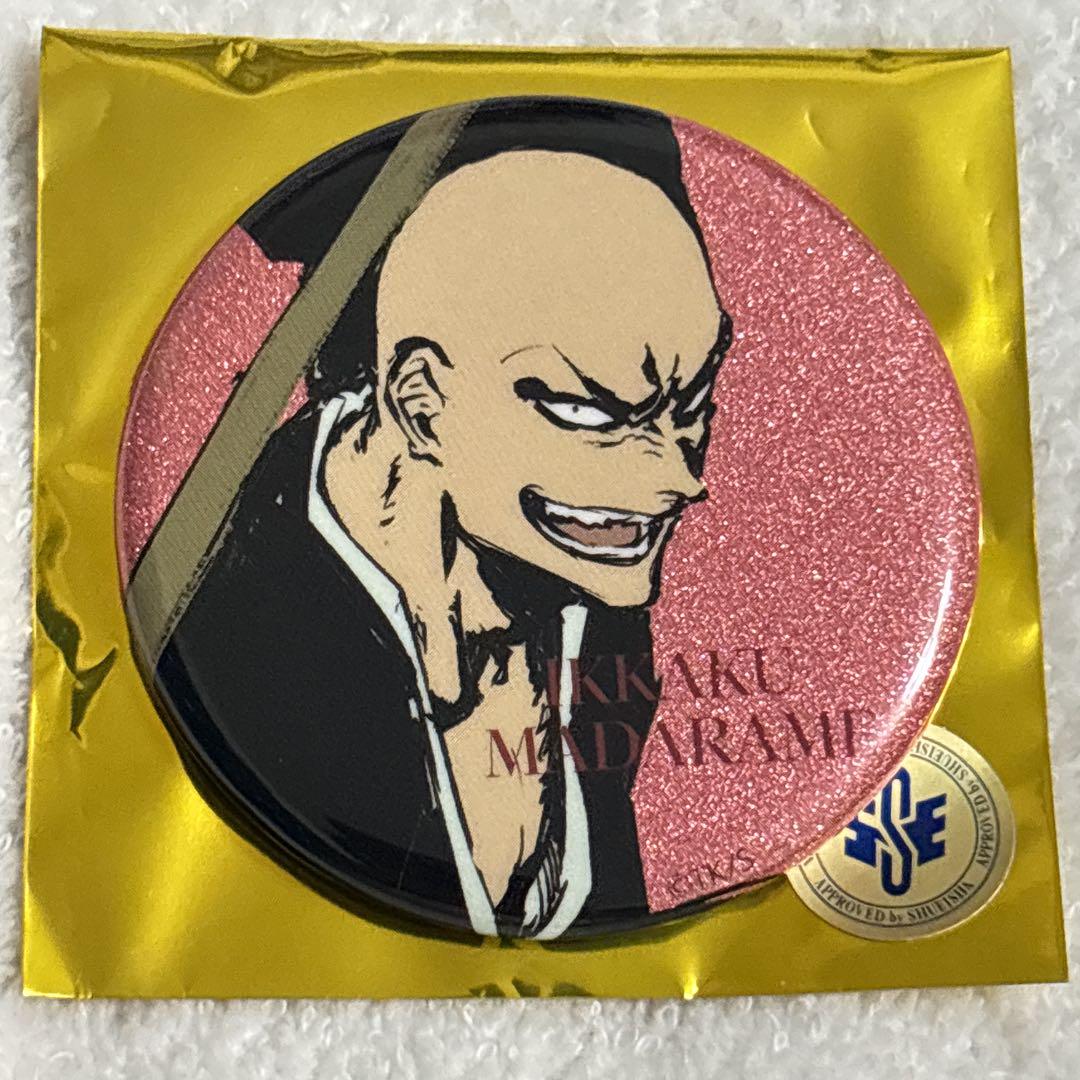 店内商品がすべてレジにて半額！！ 斑目一角 缶バッジ BLEACH WORLD バンダイナムコ てんぼうパーク ピンズ・ピンバッジ・缶バッジ