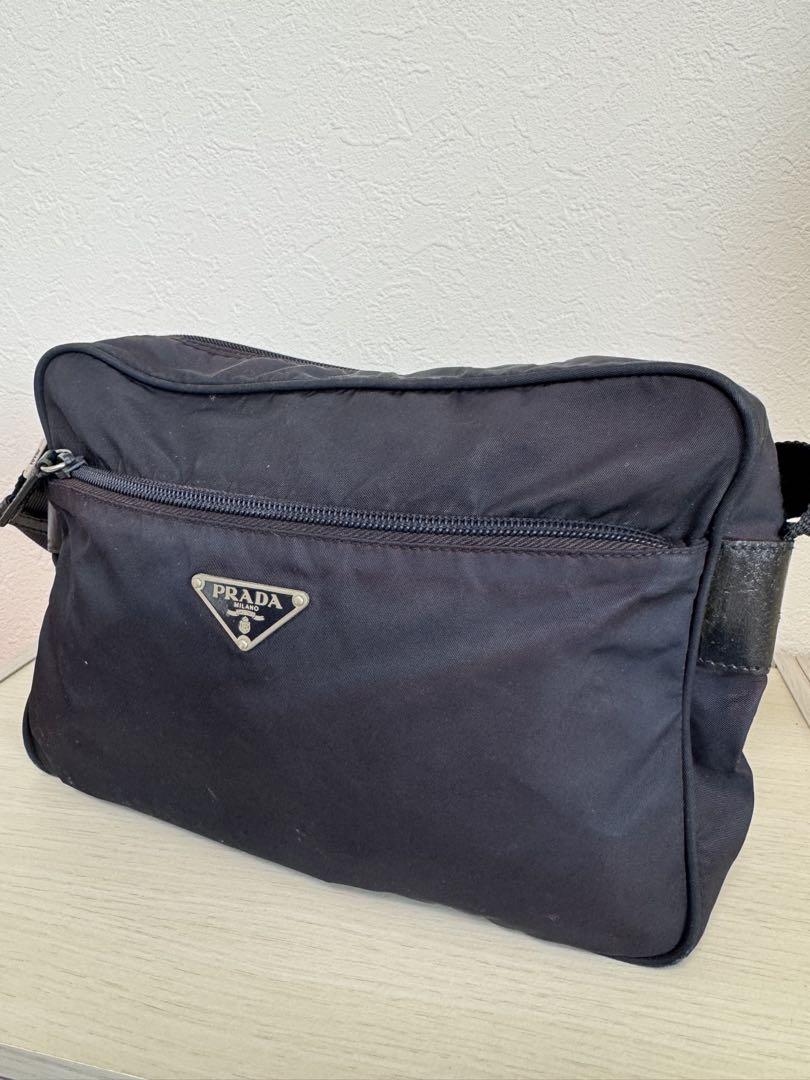 PRADA 黒 ナイロン ショルダーバッグ
