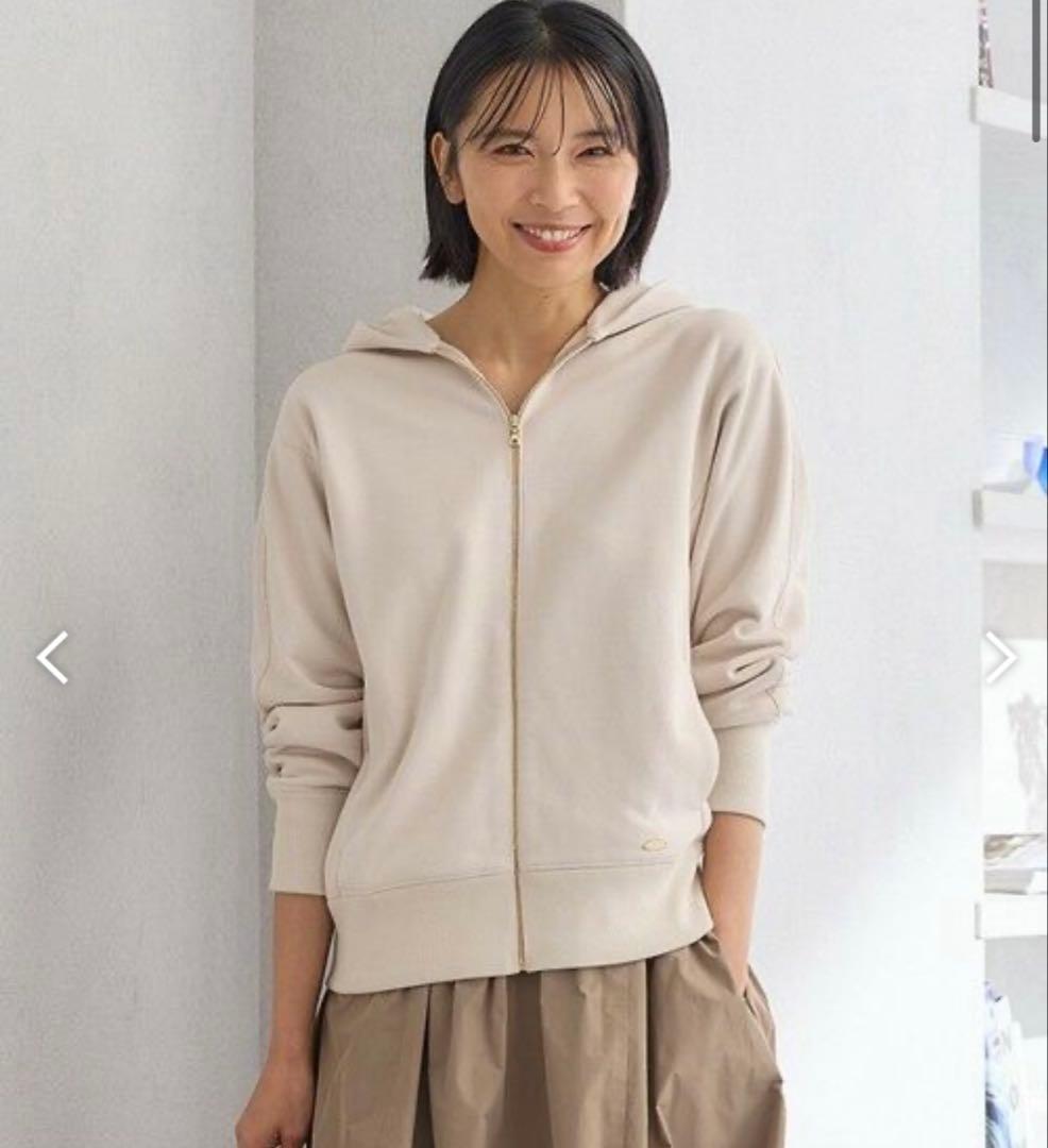 23区 【洗える】オーガニックコットンテリー フーディー パーカー 38