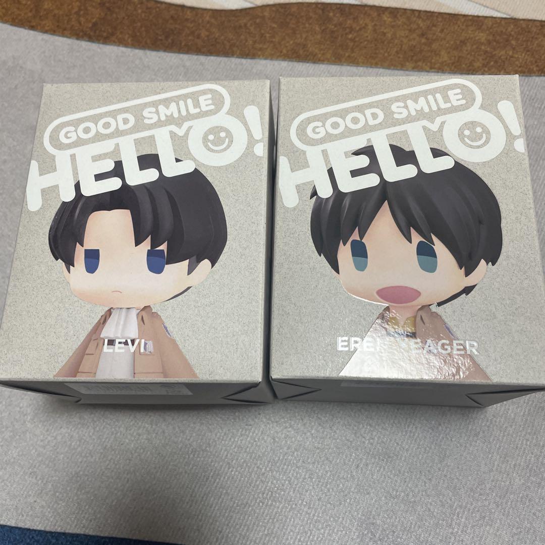 進撃の巨人 HELLO! GOOD SMILE エレン　リヴァイ