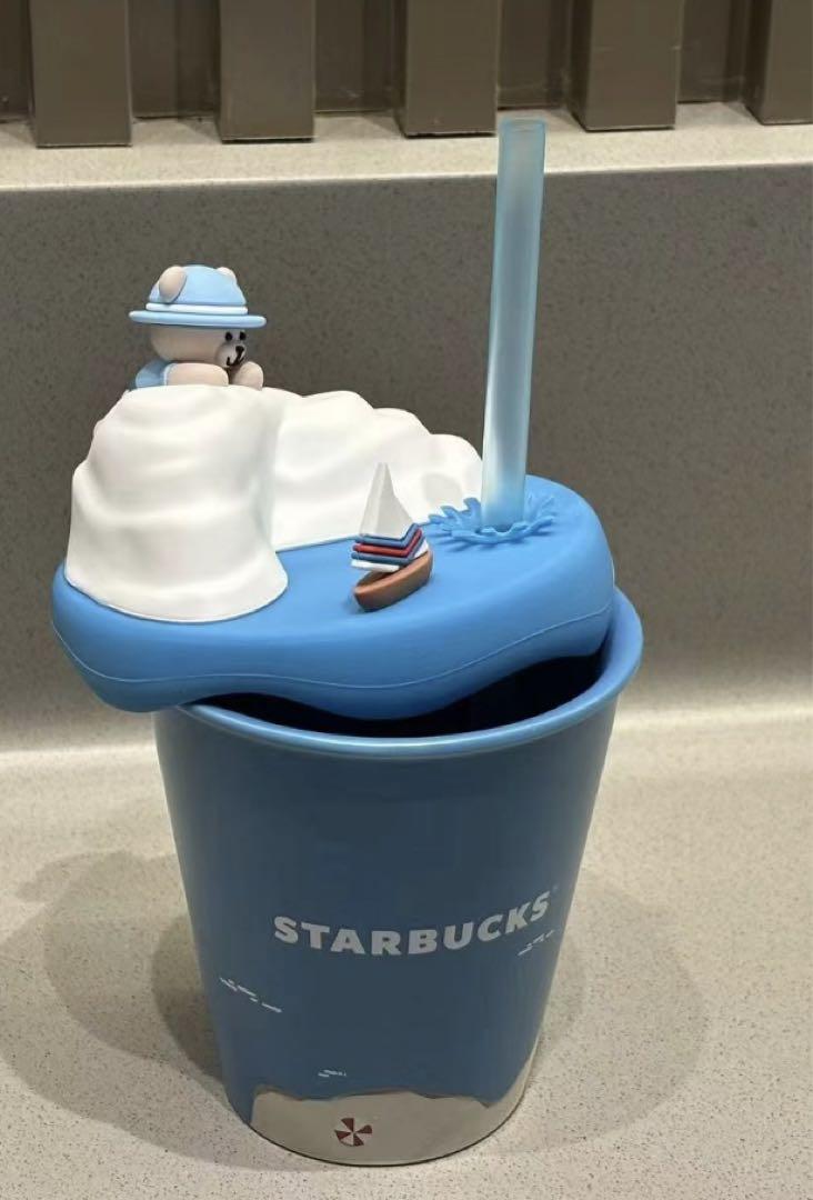 【中国限定】夏日シリーズ スターバックス 陶製ストローカップ 240ml