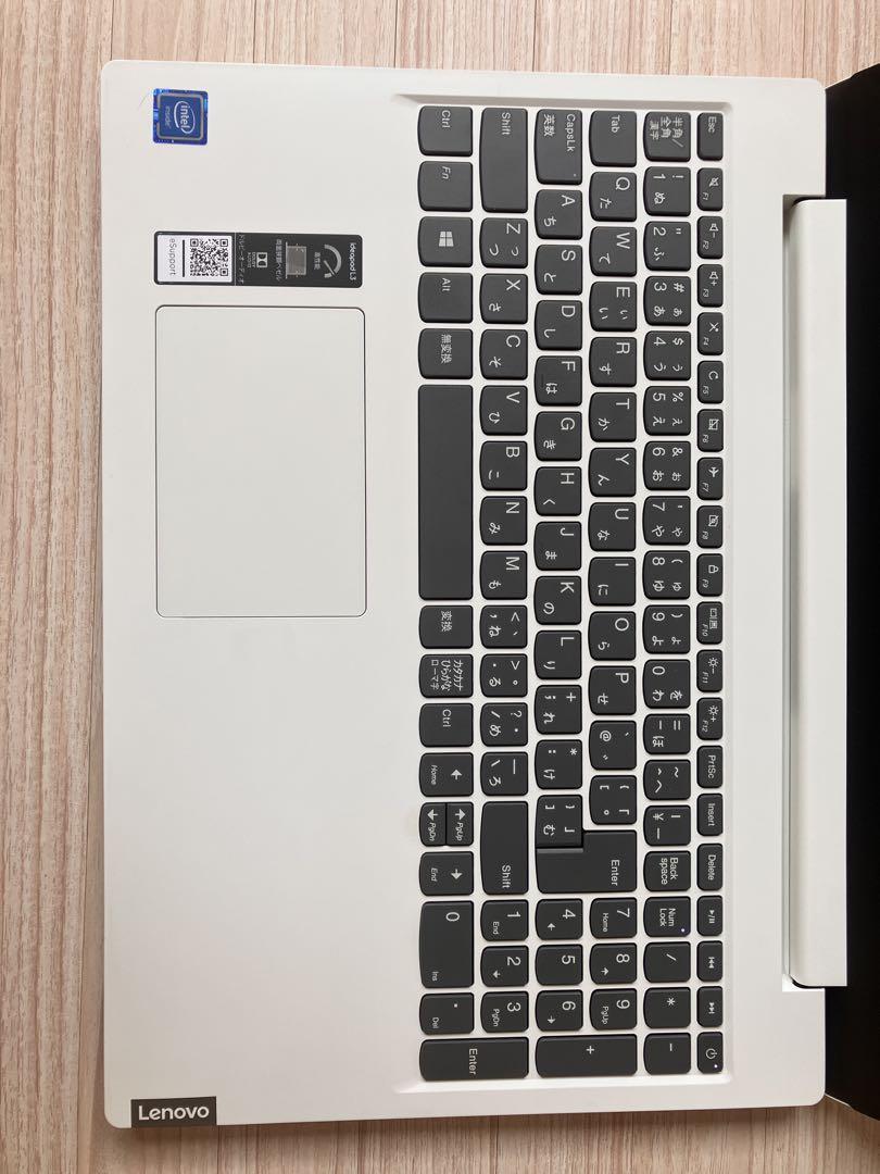 LENOVOレノボ Ideapad L3 15IML05ホワイトノートPC