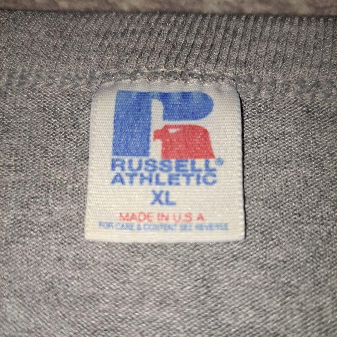 USA製 ラッセル フットボール カレッジTシャツ グレーXL - メルカリ