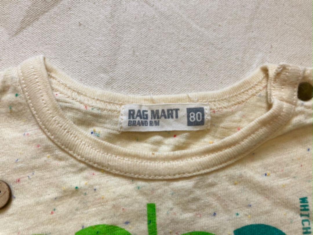 80サイズ RAG MART 半袖ワンピース 画像3