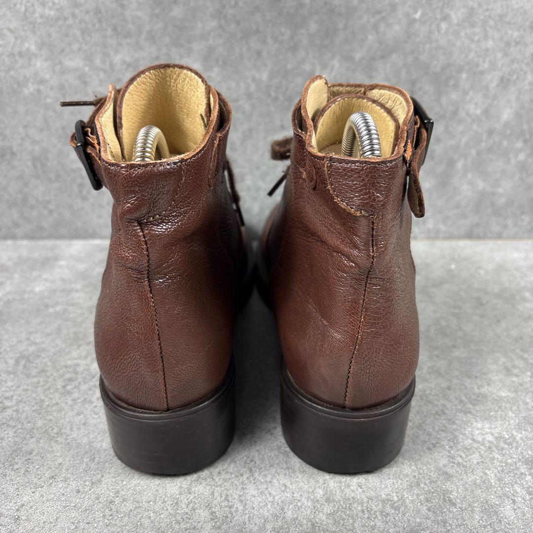 CAMPER カンペール 36 ブーツ レザー ブラウン ベルト 23