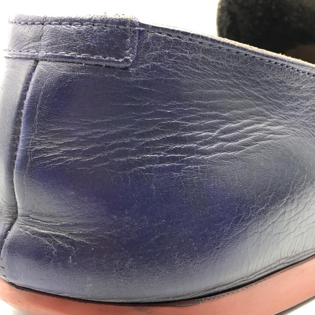 JIL SANDER ジルサンダー 25.5cm 40.5 ローファー 紫