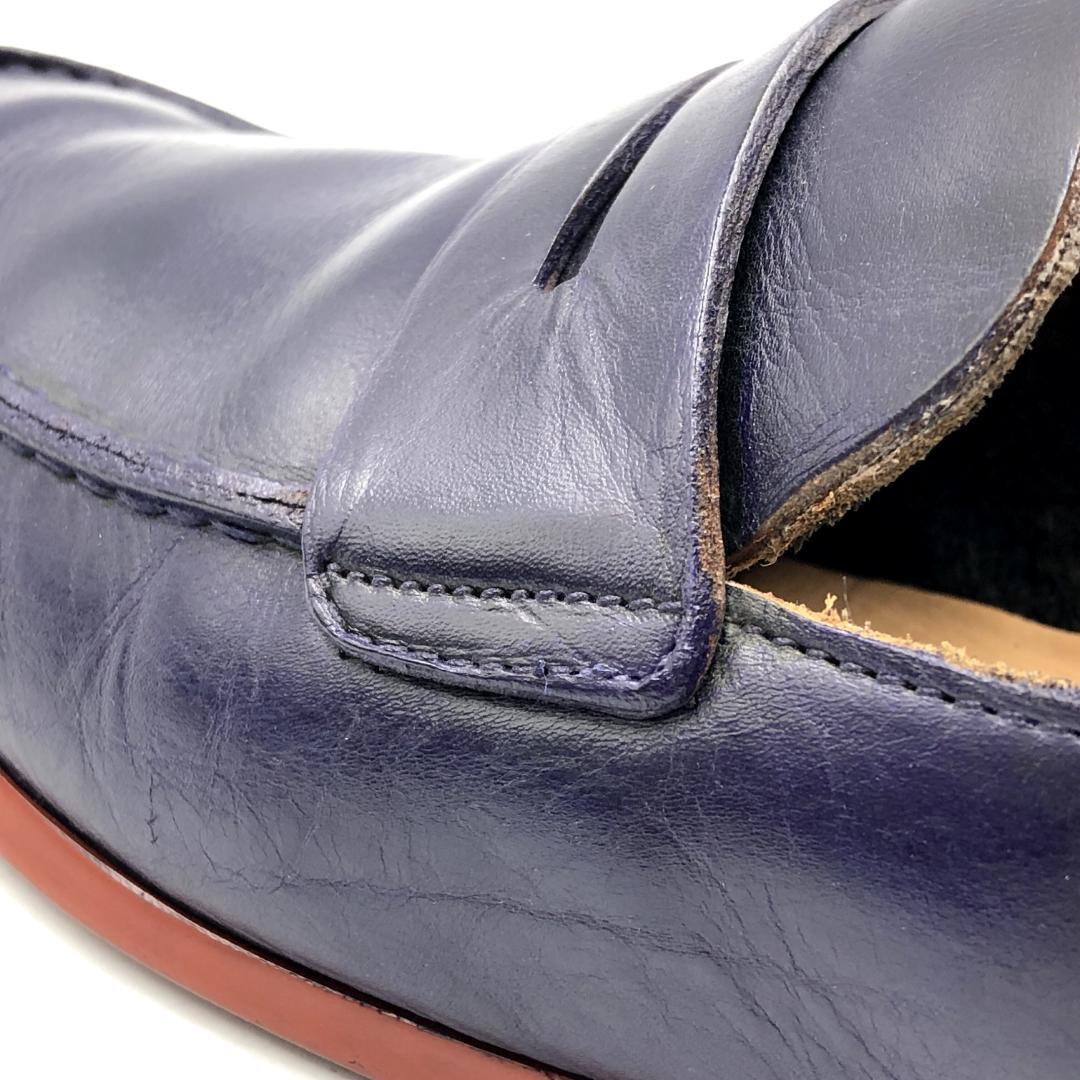 JIL SANDER ジルサンダー 25.5cm 40.5 ローファー 紫