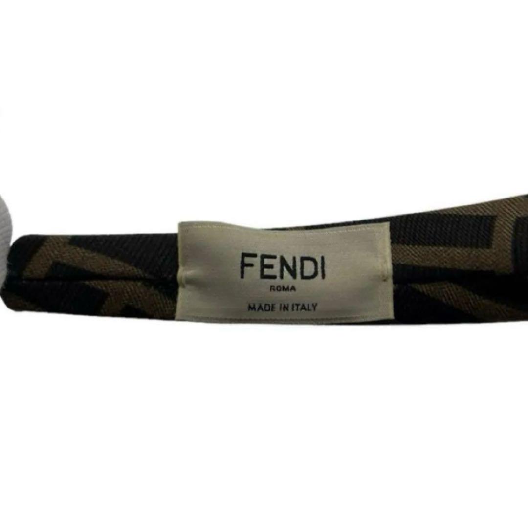 FENDI ズッカ柄 ヘアバンド　カチューシャ