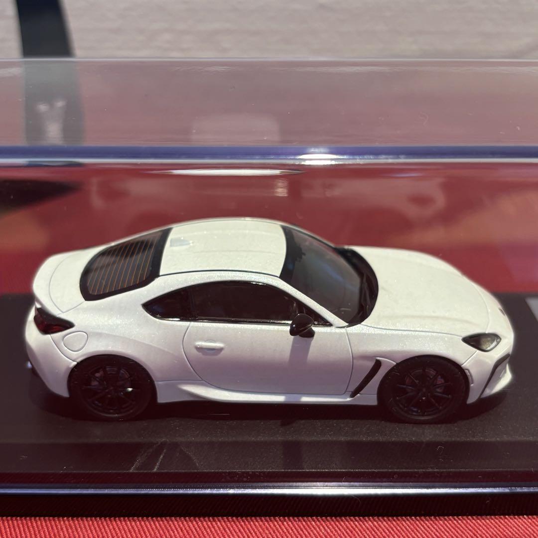 ハイストーリー　GR86 RZ クリスタルホワイトパール　1/43ミニカー