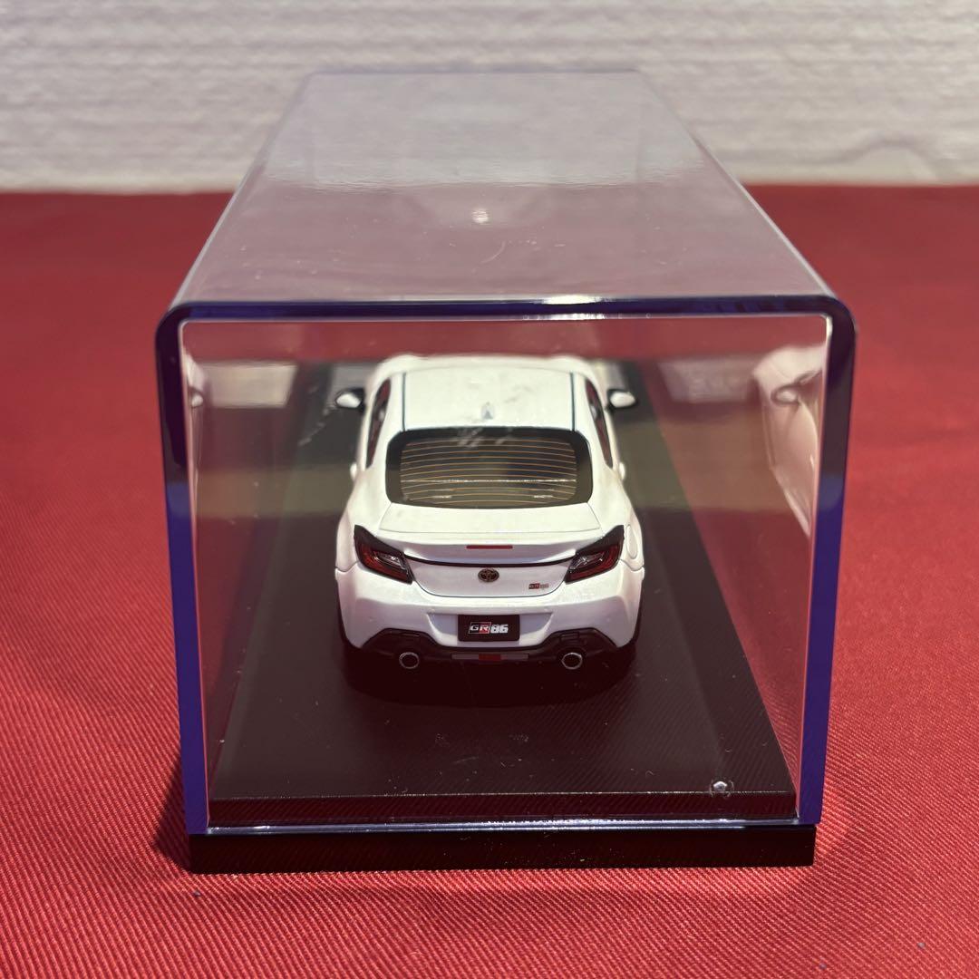 ハイストーリー　GR86 RZ クリスタルホワイトパール　1/43ミニカー