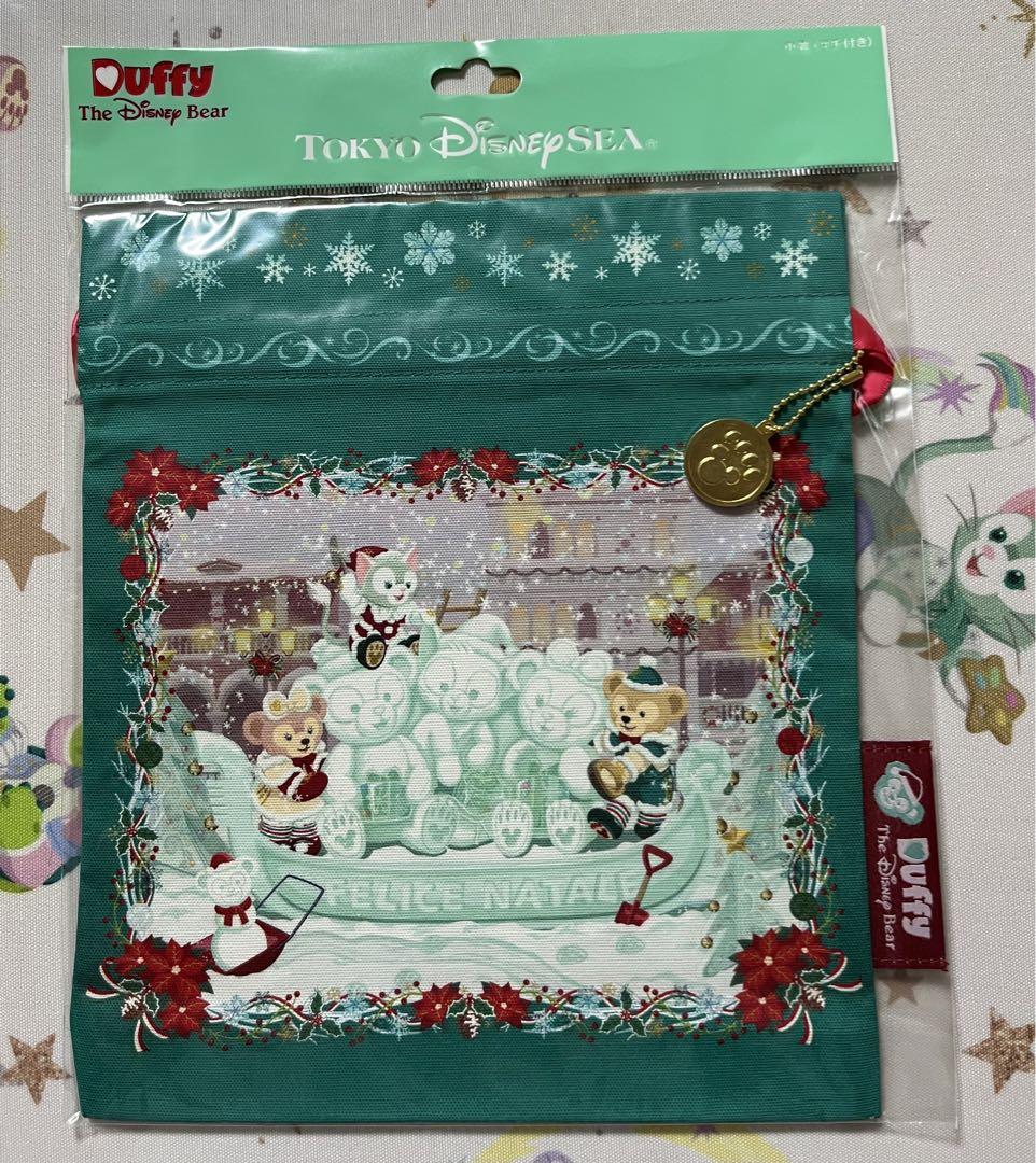 ディズニーシー ダッフィー クリスマス巾着