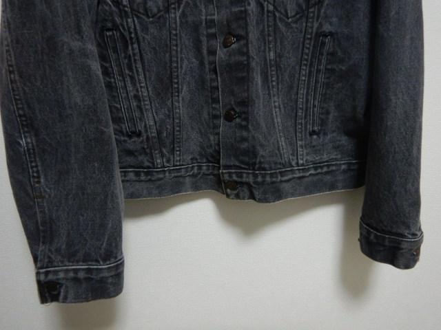LEVI'S 70506 46 44 ブラックデニム 先染め ジャケット USA