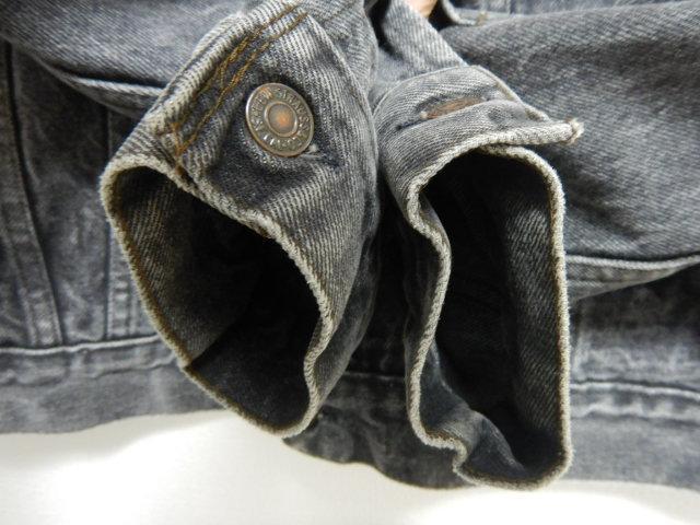 LEVI'S 70506 46 44 ブラックデニム 先染め ジャケット USA