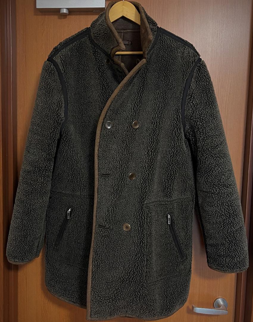 GAULTIER レザー風 リバーシブル コート OUEWe-m45377480355 ゴルチエ HOMME 超激得格安