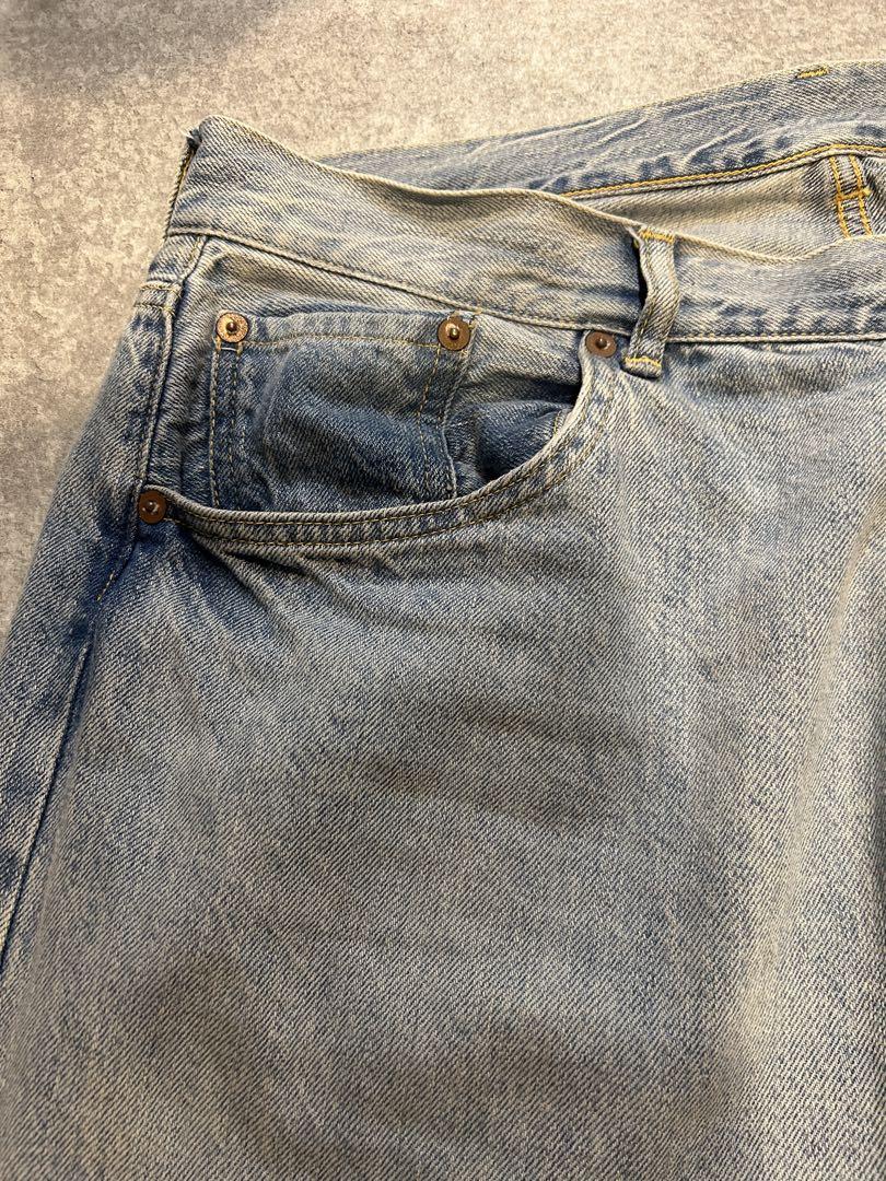 最終価格　22ss COMOLI コモリ　5Pデニムパンツ　ブリーチ　3