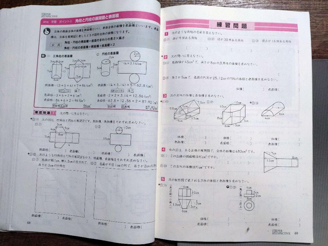 enaパースペクティブ小学5年下 理系 算数演習 作文 文系 - メルカリ