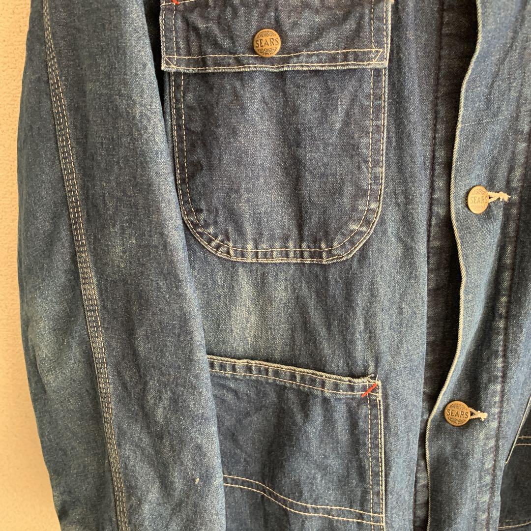 sears denim blanket カバーオール USA製 古着