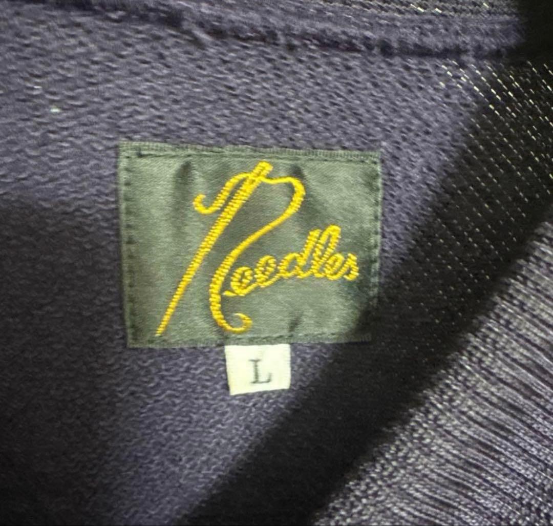 美品 Needles ニードルズ パープル スウェット L 美品 Needles ニードルズ パープル スウェット L