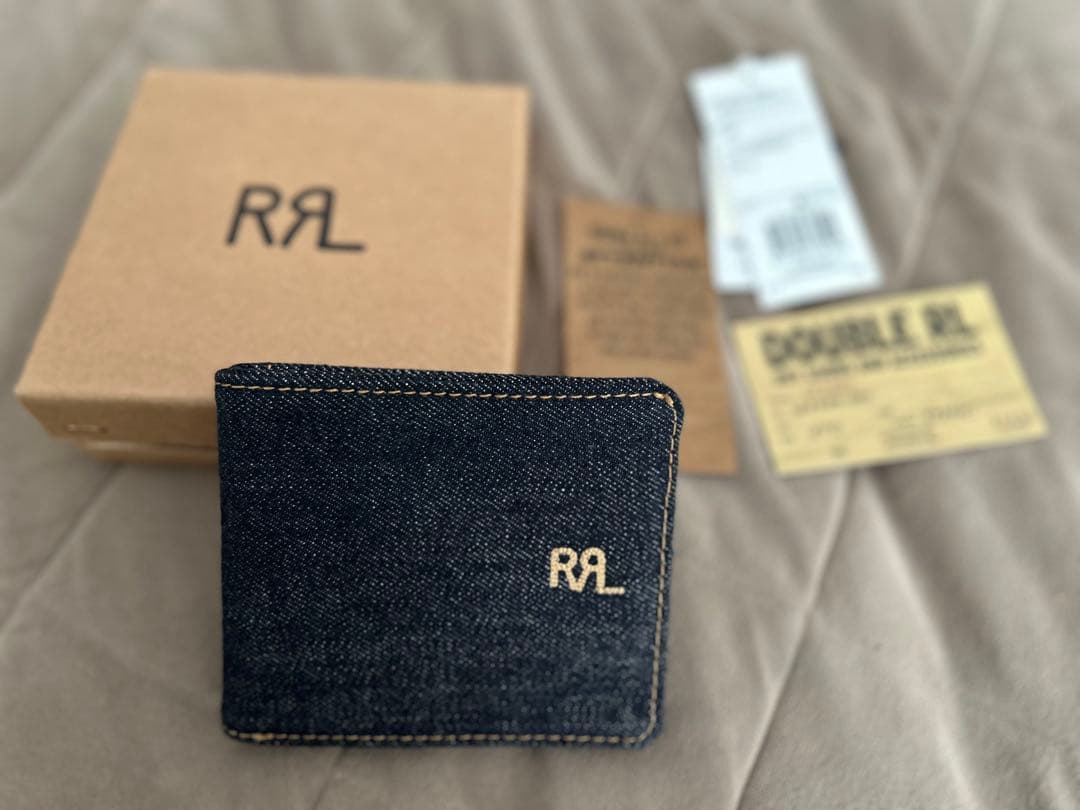 新品未使用 RRL ダブルアールエル デニム ウォレット 新品未使用 RRL ダブルアールエル デニム ウォレット