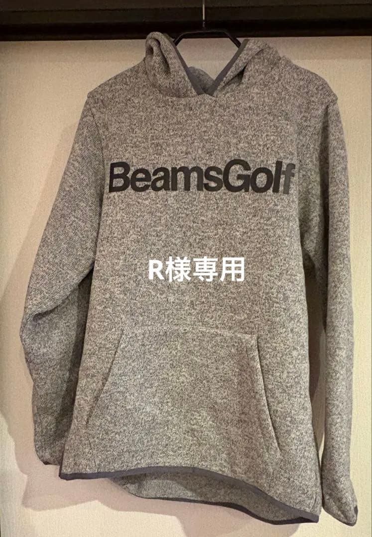 BeamsGolf フード付きセーター グレー
