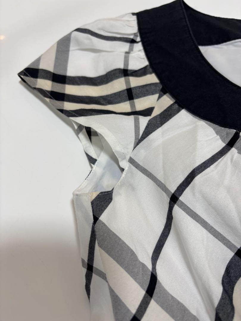 BURBERRY BLUE LABEL フレンチスリーブ　ワンピース