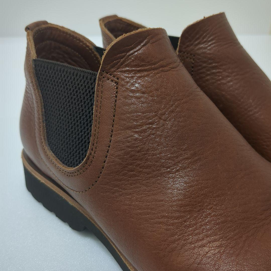 たつの蝋引きレザー キャメル|本革25cm・KOTOKA