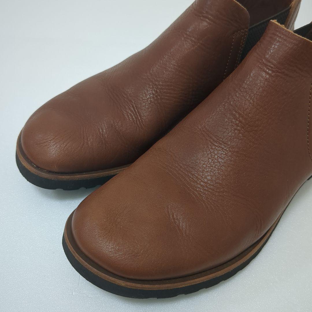 メンズ たつの蝋引きレザー