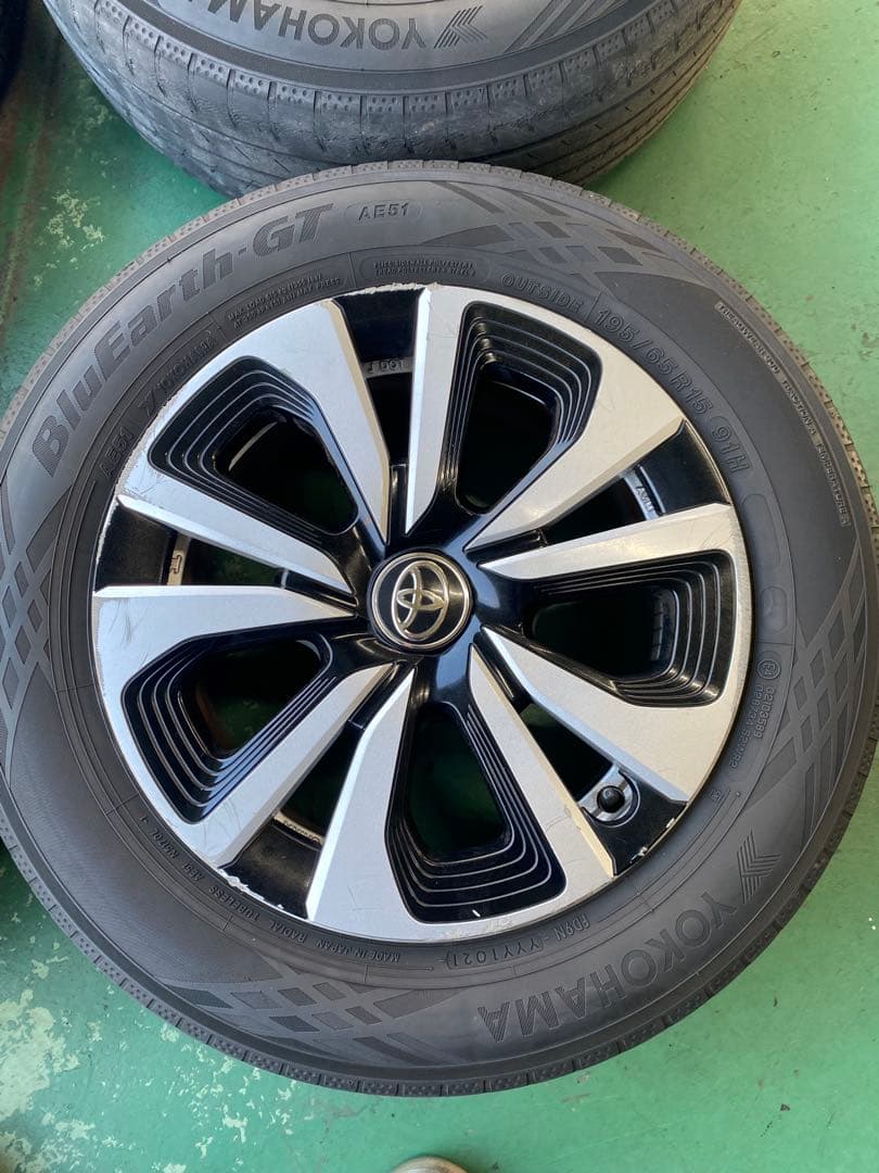 トヨタ 15インチ ホイールセット ヨコハマ